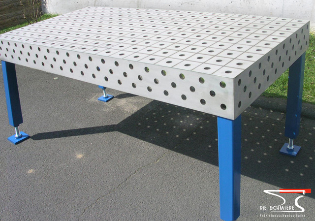 Stainless steel welding table 01