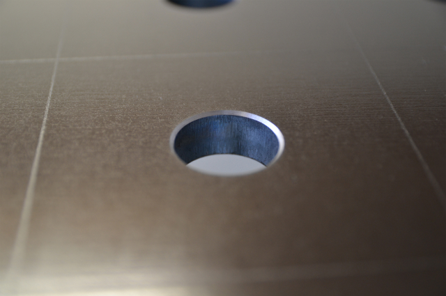 Standard hole with 28mm
